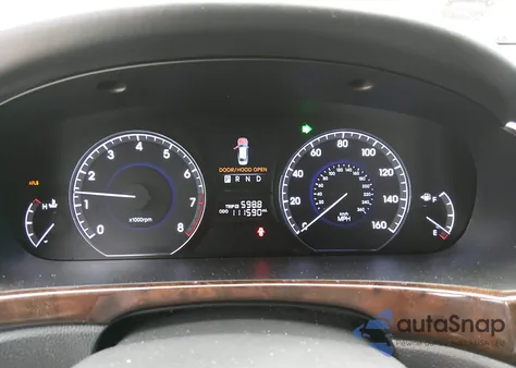 2013 Hyundai Equus Ultimate z USA, uszkodzony, nr VIN KMHGH4JH1DU071933